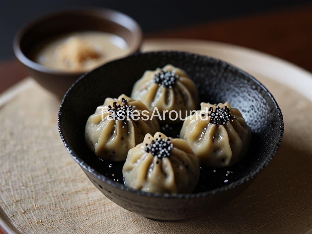 Black Sesame Dumplings