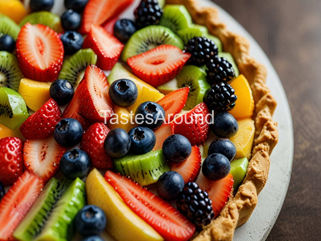 Colorful Fruit Tart